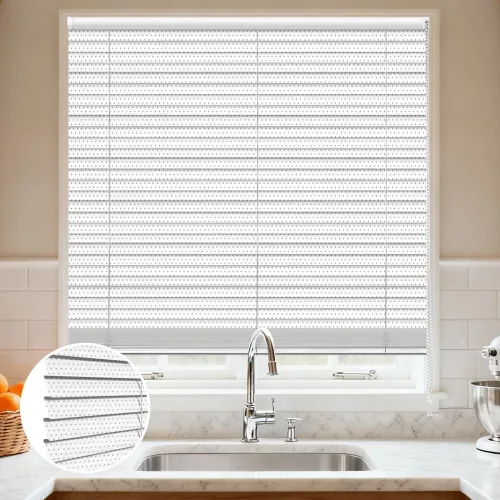 C-Shaped Perforated Aluminum Curved Blinds