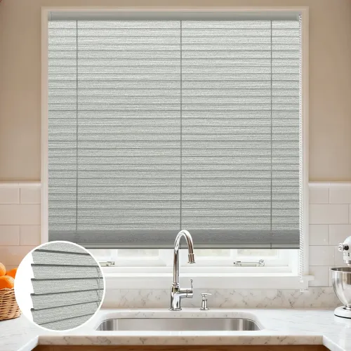 C-Shaped Brushed Finish Aluminum Curved Blinds