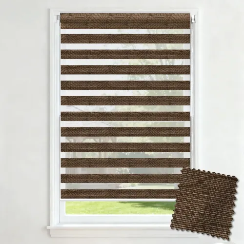 A202 No-Drill Uncased Zebra Blind