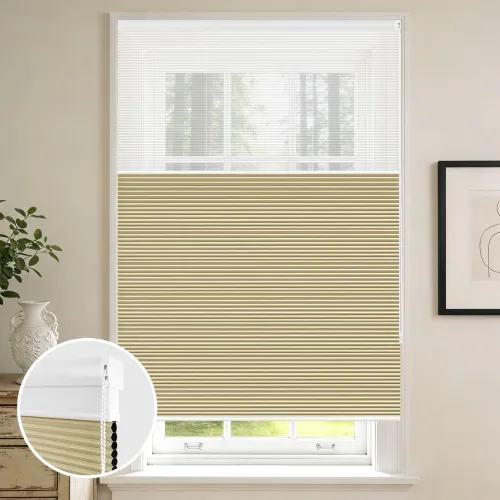 Corded Day & Night Cellular Shades - Arch Design