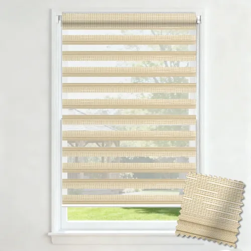Classic Daylight No-Drill Bead Chain Zebra Blind (A101)