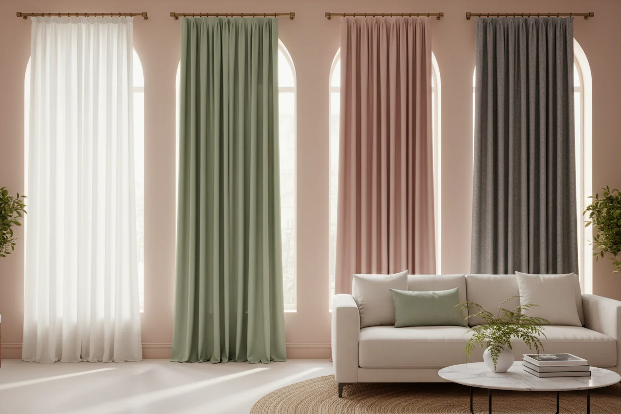 The Luxury Palette: Mastering Curtain Color Theory to Elevate Your Living Room