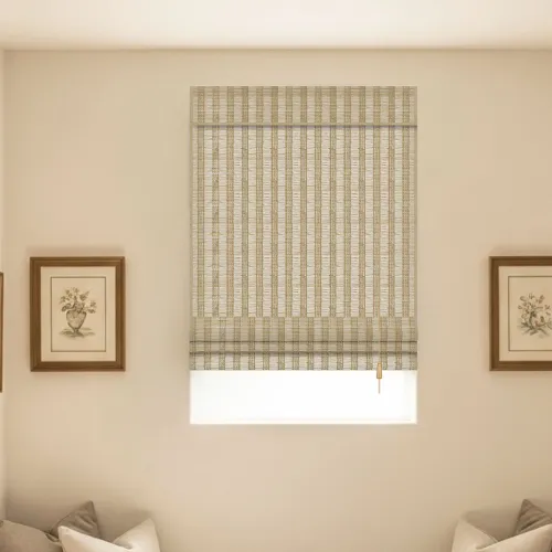 Corded Natural Jute Bamboo Woven Shade