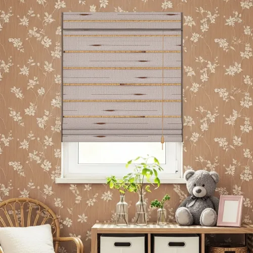 Cord Lite Cord Lite Linen Reed & Lagurus Ovatus Natural Woven Shade