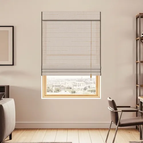 Cord Lite Cord Lite Linen & Bamboo Natural Woven Shade SYC-030