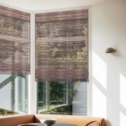 Corded Jute Natural Woven Shade - 010 Nylon