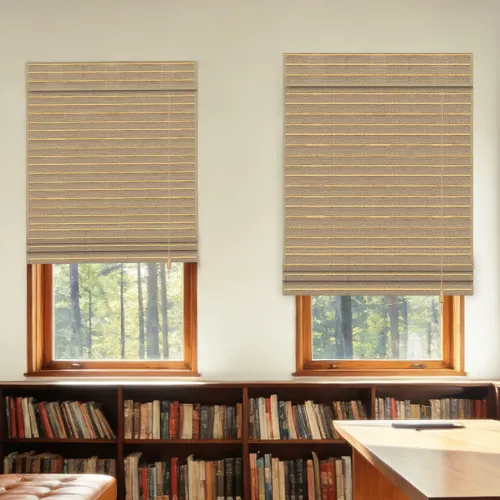 Corded Jute Natural Woven Shade - 022 Bamboo