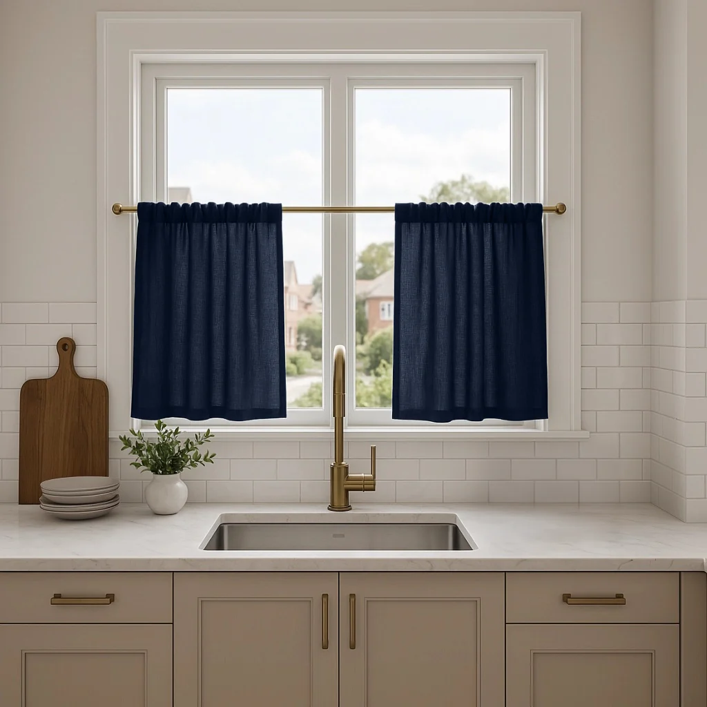 Kitchen and Bathroom Curtains: How to Choose Waterproof, Mold-Resistant, and Grease-Resistant Specialty Fabrics