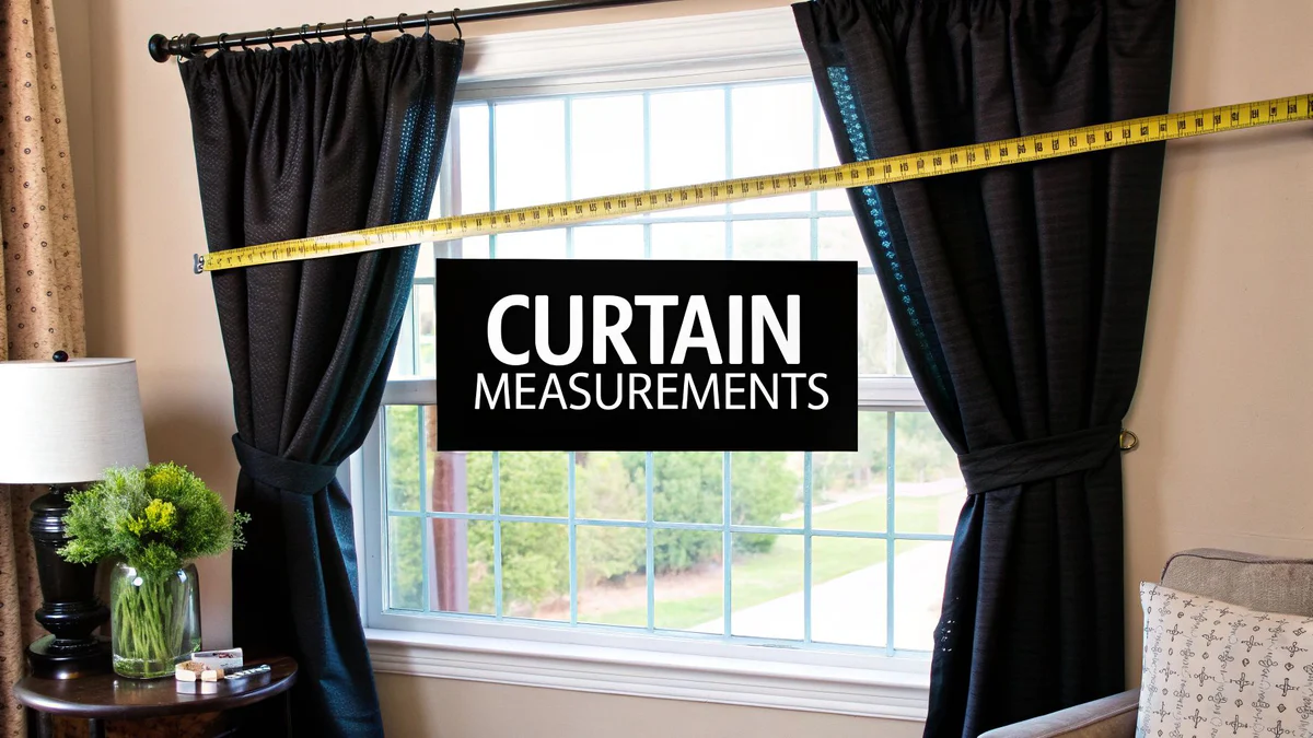 A Step-by-Step Guide to Measuring Windows Correctly: How to Avoid Custom Curtains That Are Too Short or Puddle on the Floor