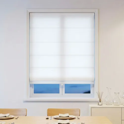 LM295 Cordless Single Layer Aluminum Track Roman Shade