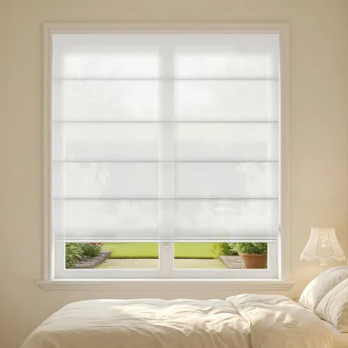 Cordless Light Filtering Cord Single Layer Roman Shade SLM286
