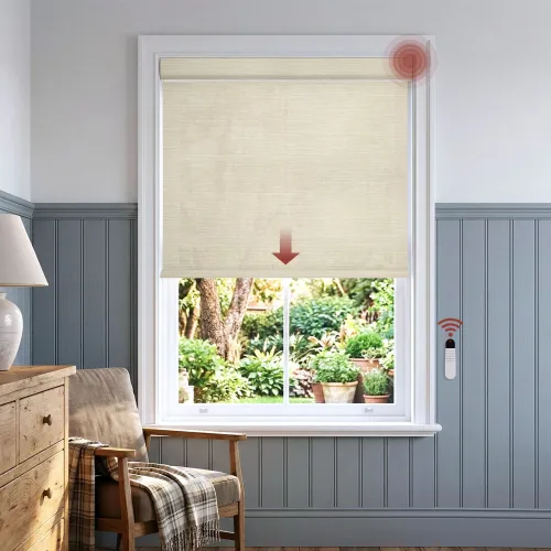 Motorized Fliter Curved Shell Roller Shade