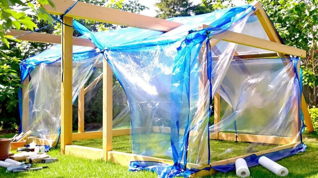 DIY Greenhouse Guide: How to Build a Plant-Growing Shelter with Clear Tarps