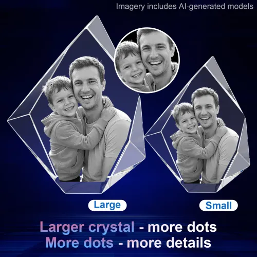 3D Crystal Photo