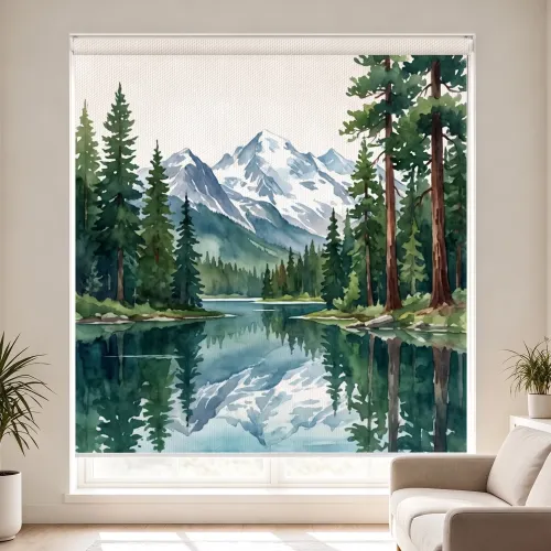 Custom Print Blackout Pro No-Drill Roller Shade (A111)