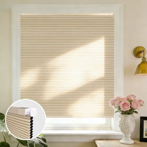 Blackout Cordless No-Drill Push-Pull Cellular Shade