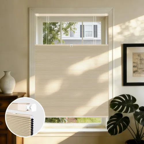 Blackout Cordless No-Drill Top Down Bottom Up Cellular Shade