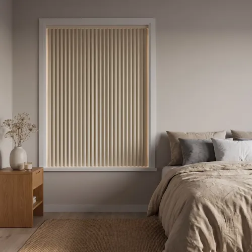 No-Drill Stick On Framed Blackout Cellular Shades