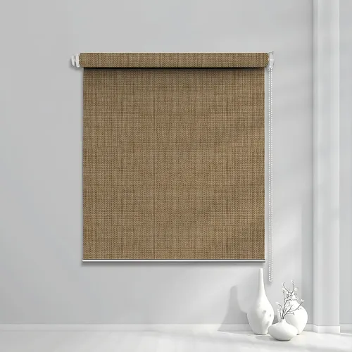 Blackout Pro No-Drill Roller Shade — White Backing (A127)