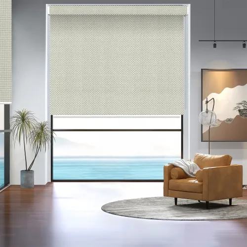 A119 Blackout Curved Shell Roller Shade