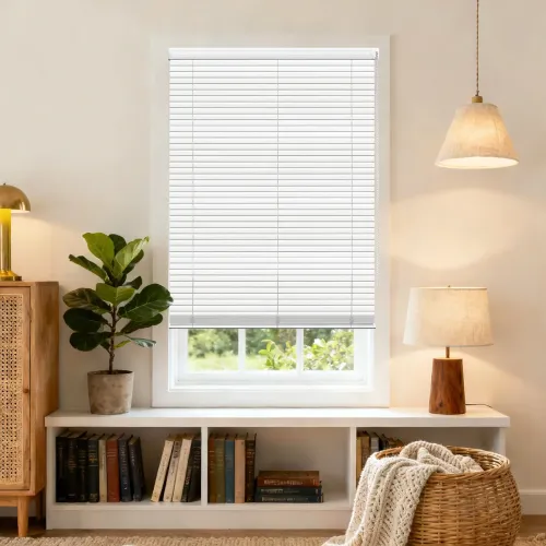 L-Shaped Matte Finish Aluminum Curved Blinds