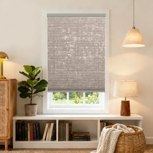 L-Shaped Frosted Finish Aluminum Curved Blinds